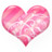 Heart pink